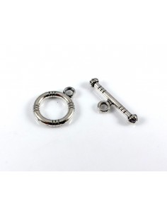 Inchizatoare argintie rotunda 15 mm 2