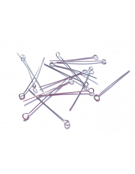 30 Ace cu bucla otel inoxidabil 304 argintii 30 mm