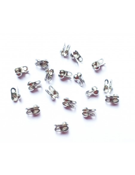 Capat de nod (calota) otel inoxidabil 304 argintiu 6x4mm