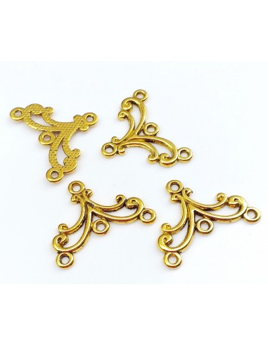 Chandelier auriu antichizat 27 x 20 mm