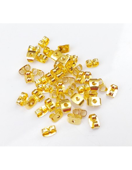 20 Fluturasi cercei aurii 5 mm