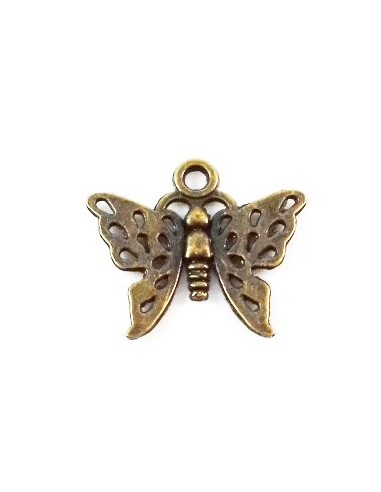 2xPandantiv fluture bronz antichizat...