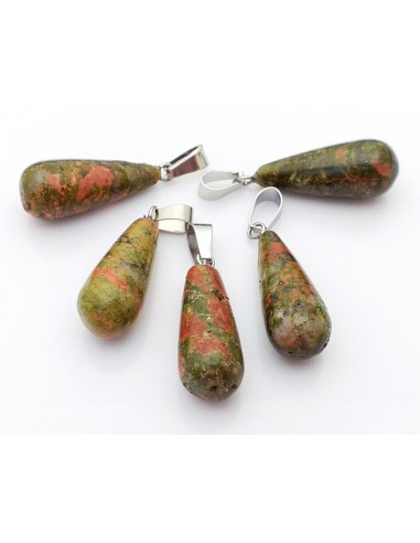 Pandantiv unakit picatura 35 mm cu...