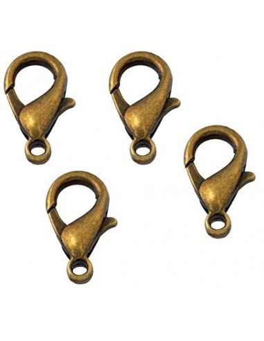 Inchizatoare lobster bronz 10 x 6 mm