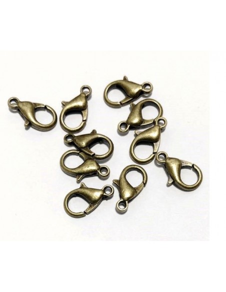 Inchizatoare lobster bronz 10 x 6 mm