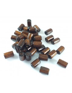 20 Margele tubulare lemn...