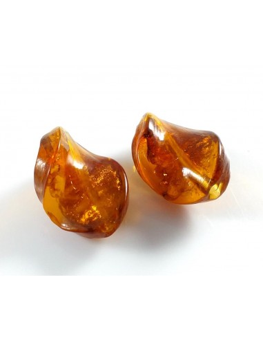 Margele lampwork rasucite 20 x 15 mm