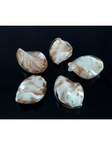 Margele lampwork rasucite 20 x 15 mm