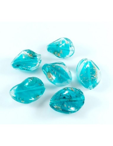 Margele lampwork rasucite 20 x 15 mm