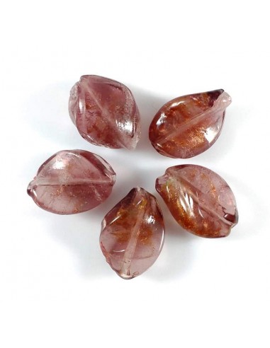 Margele lampwork rasucite 20 x 15 mm