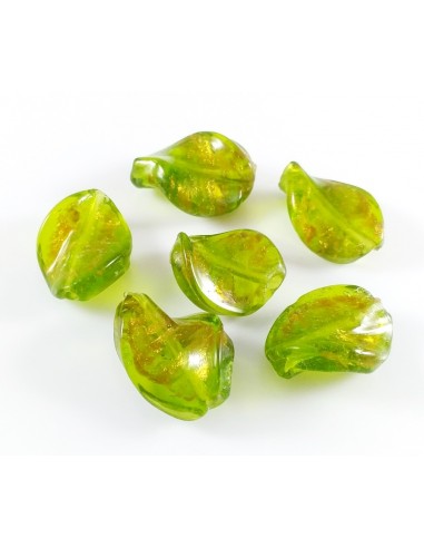 Margele lampwork rasucite 20 x 15 mm