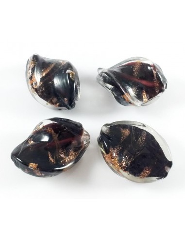 Margele lampwork rasucite 20 x 15 mm