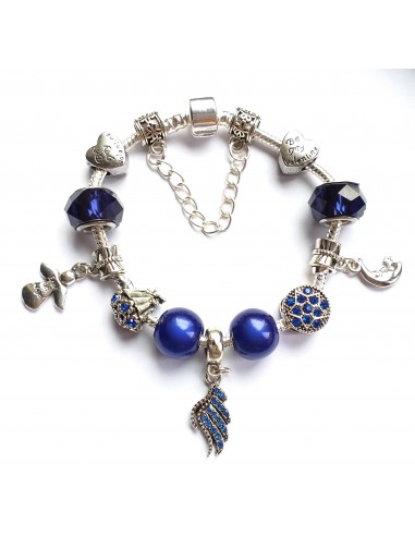 Bratara tip Pandora cu 11 talismane -...