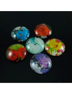 Margele sticla cabochon cu...