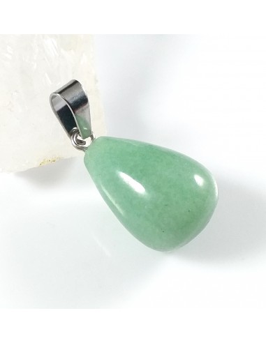 Pandantiv aventurin lacrima 30 mm cu...