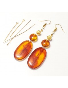 Kit cercei margele ovale...