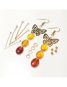 Kit cercei margele 3 culori...