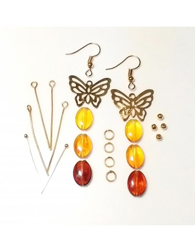 Kit cercei margele 3 culori si...