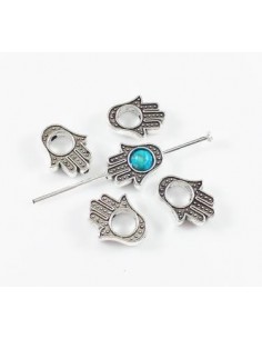 Distantier agintiu antichizat mana Hamsa 12x10 mm