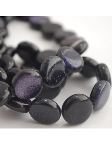 Banut goldstone albastru 10 mm