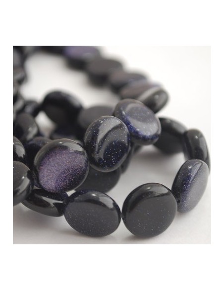 Banut goldstone albastru 10 mm