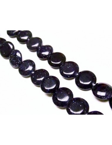 Banut goldstone albastru 10 mm