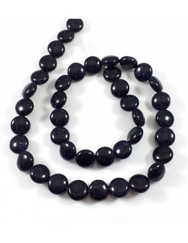 2xBanut goldstone albastru 10mm