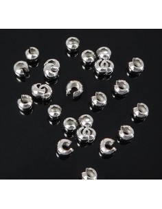 20 Cover crimp placat cu argint 3 mm