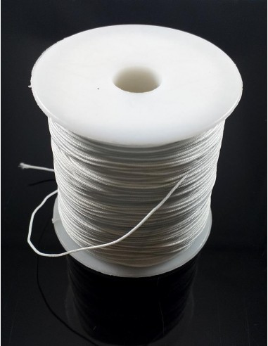 Snur ata nylon alba cu miez silicon...