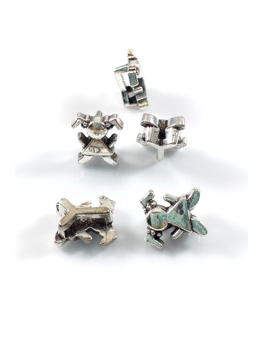 2xDistantier argintiu slide fetita...