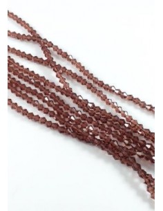 10 Margele cristal biconic 4 mm burgundy 2