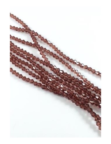 30 Margele cristal biconic 4 mm burgundy