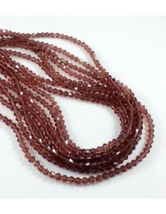 10 Margele cristal biconic 4 mm burgundy