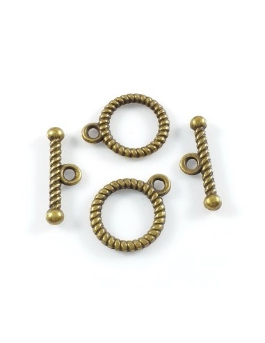 Inchizatoare bronz toggle striat...