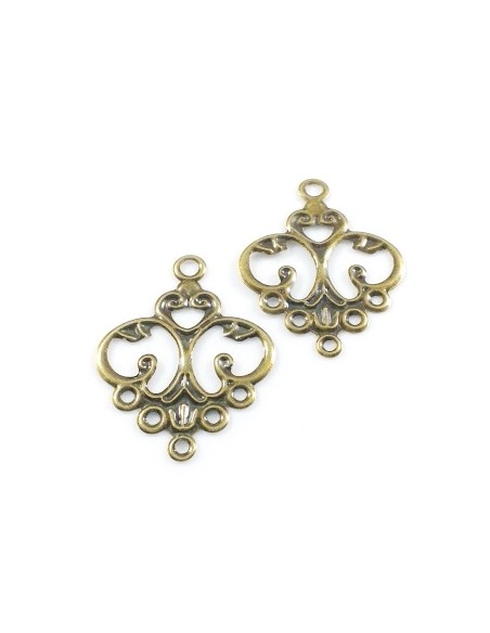 Chandelier conector bronz antichizat 32x24 mm