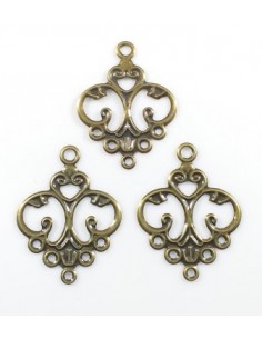 Chandelier conector bronz antichizat 32x24 mm 2