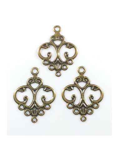 2xChandelier conector bronz...