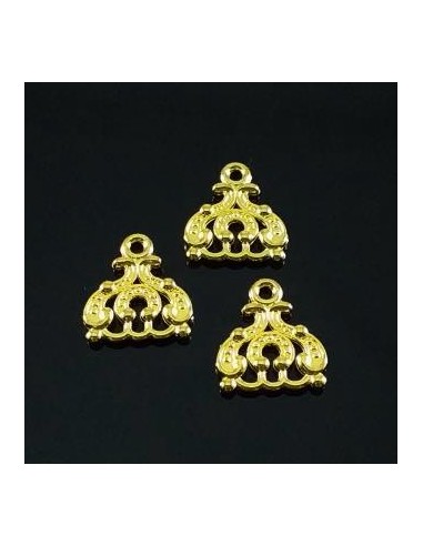 2xConector/chandelier cercei auriu...