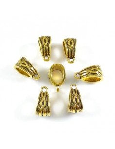 Agatatoare pandantiv aurie 14x8 mm 2