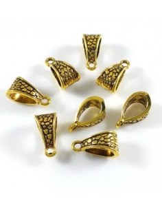 Agatatoare pandantiv aurie 15x8 mm 2