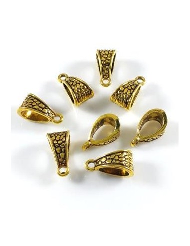 2 Agatatori pandantiv aurii 15x8mm