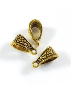 Agatatoare pandantiv aurie 15x8 mm