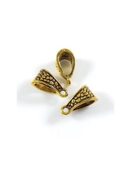 Agatatoare pandantiv aurie 15x8 mm