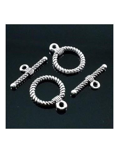 Inchizatoare argintie toggle rotunda...