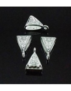 Agatatoare pandantiv argintie 16x10mm 2