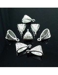 Agatatoare pandantiv argintie 16x10mm