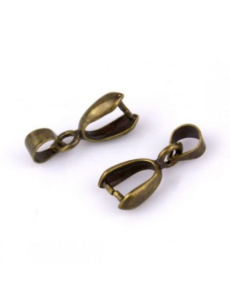 2 Agatatori pandantiv bronz antichizat 25 mm﻿