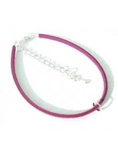 Baza bratara faux suede mov...