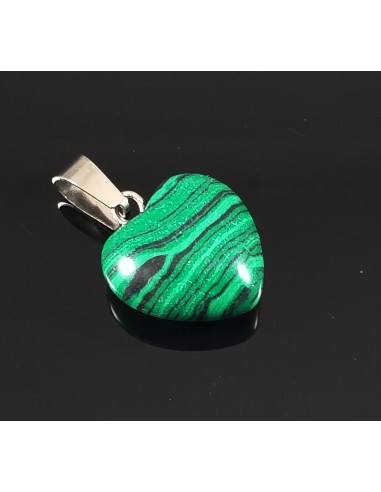 Pandantiv malachit inima 26 mm