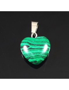 Pandantiv malachit inima 26 mm 2